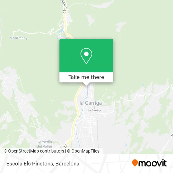 Escola Els Pinetons map