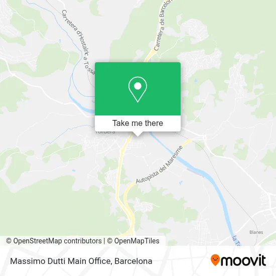 Massimo Dutti Main Office map