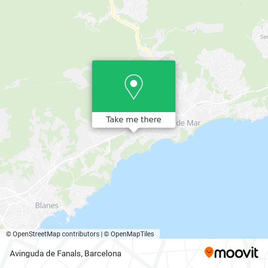 Avinguda de Fanals map