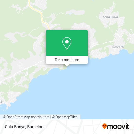 Cala Banys map