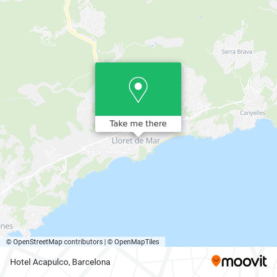 mapa Hotel Acapulco