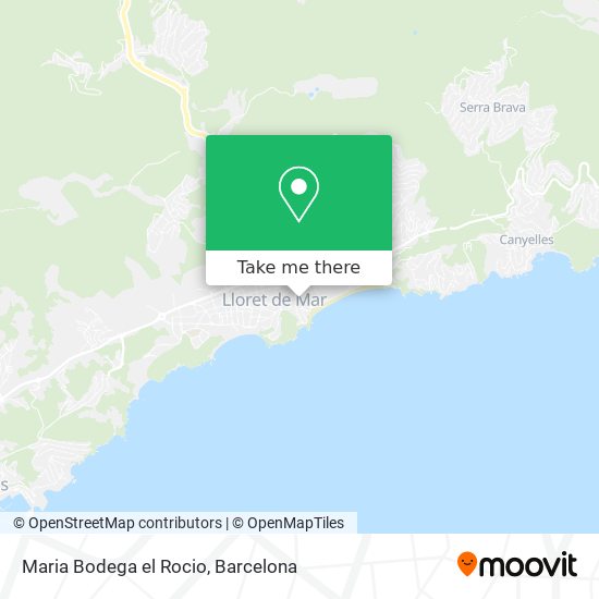 Maria Bodega el Rocio map