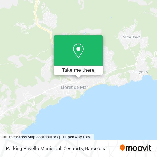 Parking Pavelló Municipal D'esports map