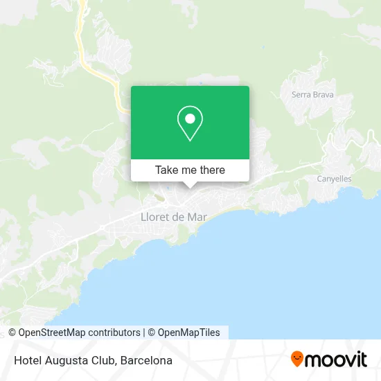Hotel Augusta Club map