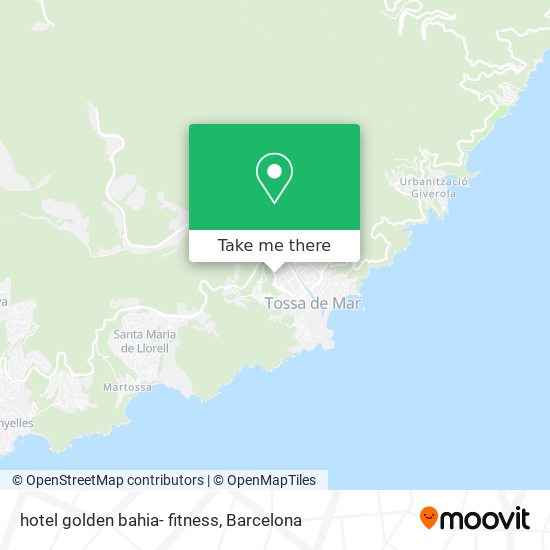 hotel golden bahia- fitness map