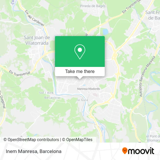 Inem Manresa map