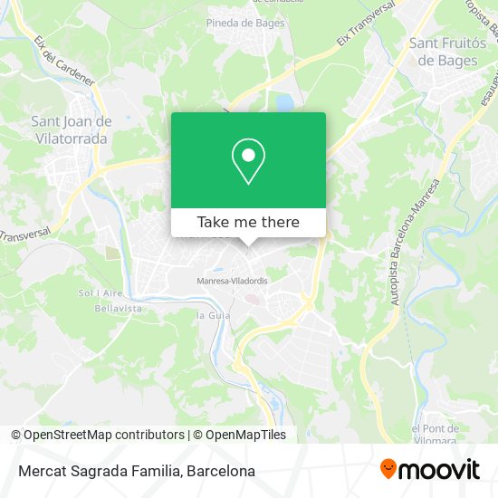 Mercat Sagrada Familia map
