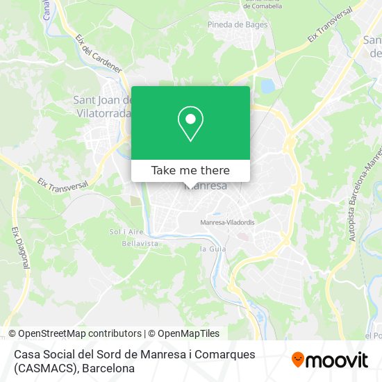 Casa Social del Sord de Manresa i Comarques (CASMACS) map