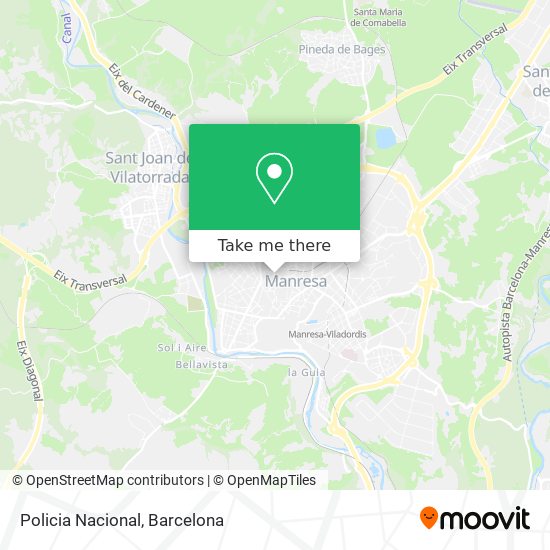 mapa Policia Nacional