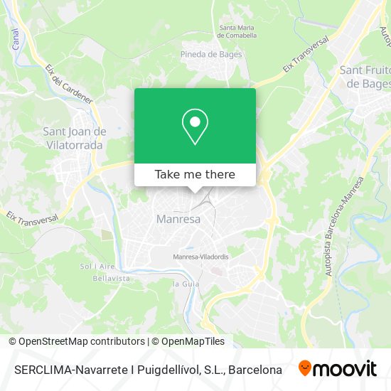 SERCLIMA-Navarrete I Puigdellívol, S.L. map