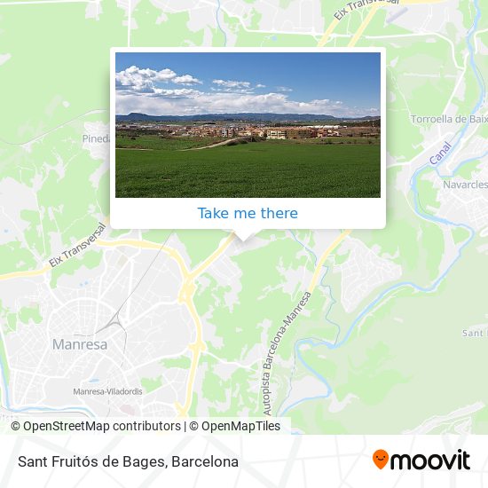 Sant Fruitós de Bages map