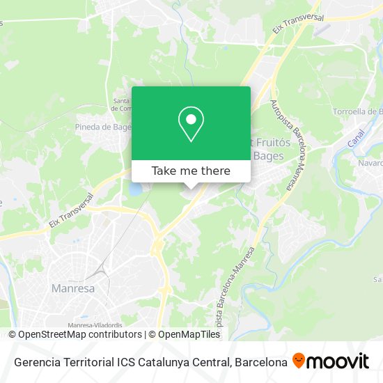 Gerencia Territorial ICS Catalunya Central map