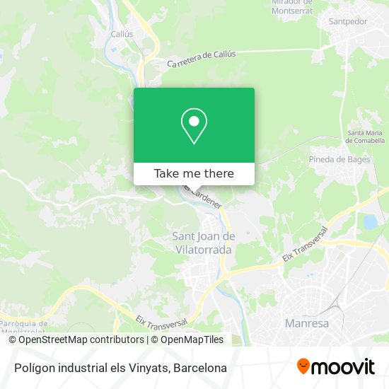 Polígon industrial els Vinyats map
