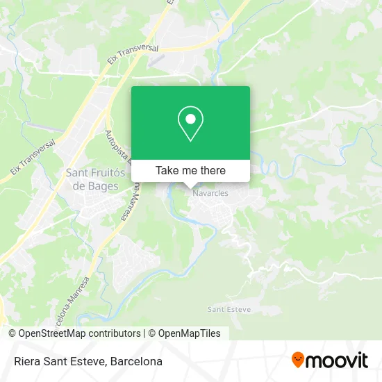 Riera Sant Esteve map