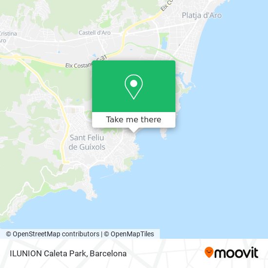 ILUNION Caleta Park map