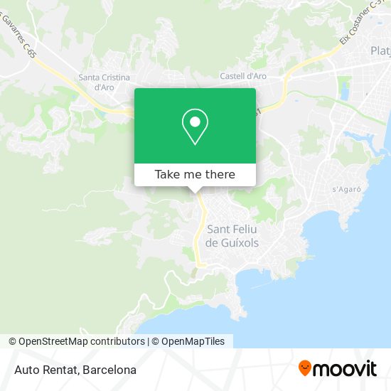 Auto Rentat map