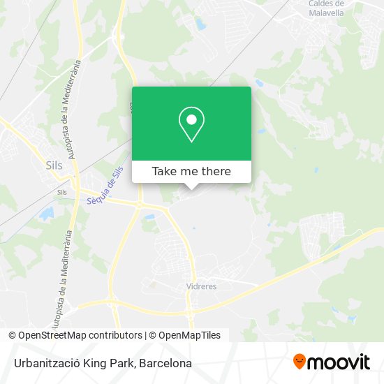 Urbanització King Park map