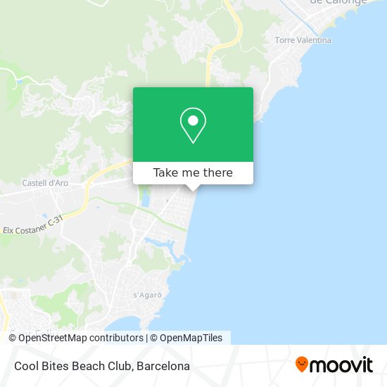 Cool Bites Beach Club map