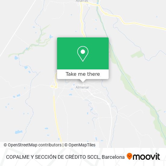 COPALME Y SECCIÓN DE CRÉDITO SCCL map