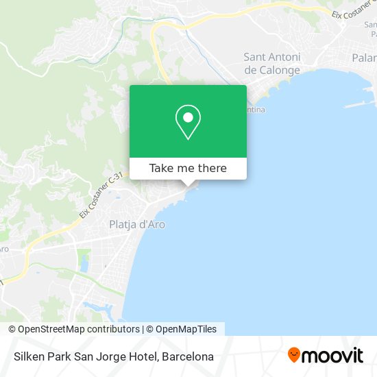 Silken Park San Jorge Hotel map