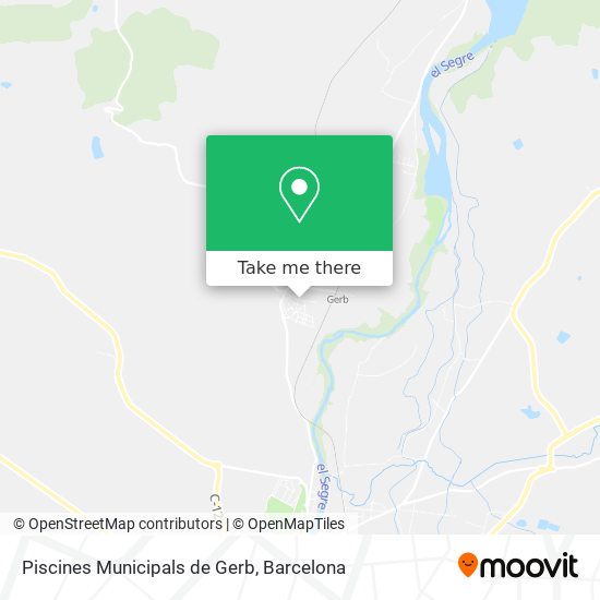 Piscines Municipals de Gerb map