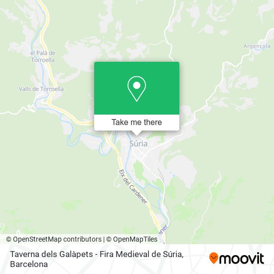 Taverna dels Galàpets - Fira Medieval de Súria map