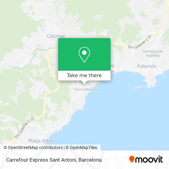 Carrefour Express Sant Antoni map