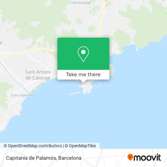 Capitania de Palamós map