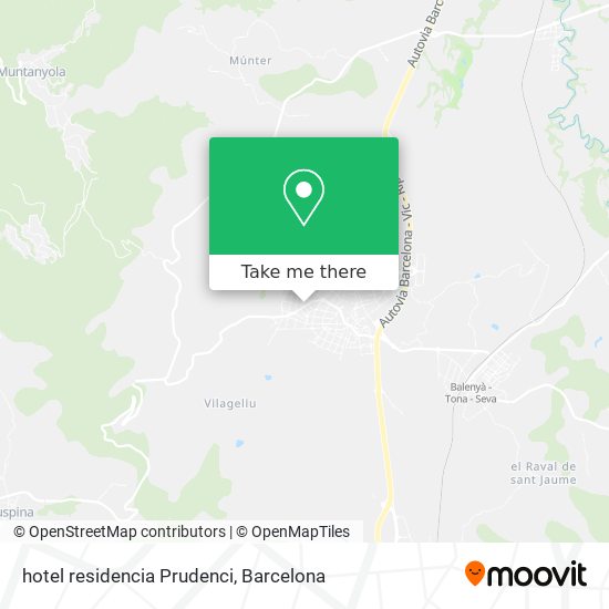 hotel residencia Prudenci map