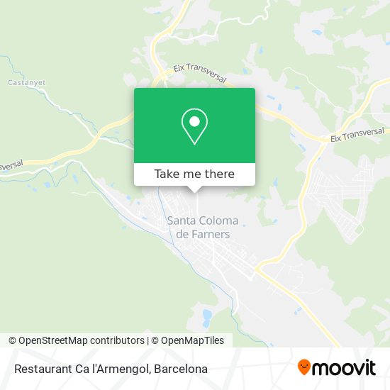 Restaurant Ca l'Armengol map