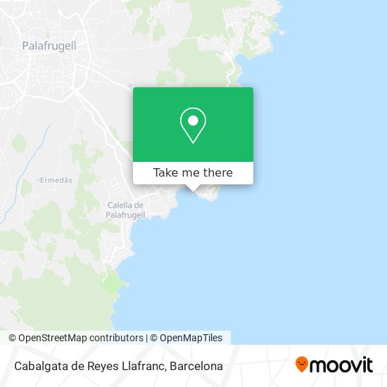 Cabalgata de Reyes Llafranc map