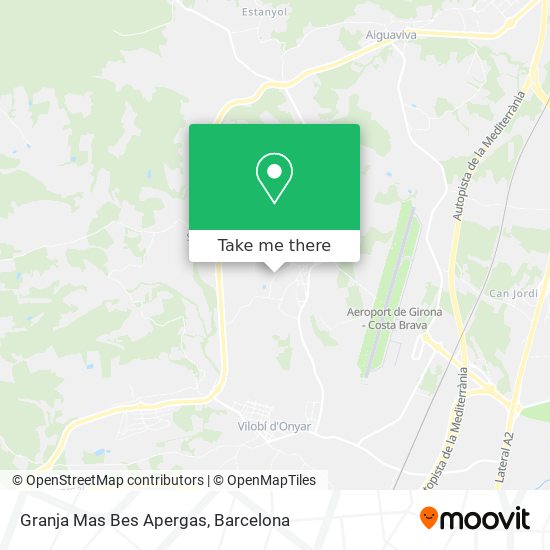 Granja Mas Bes Apergas map