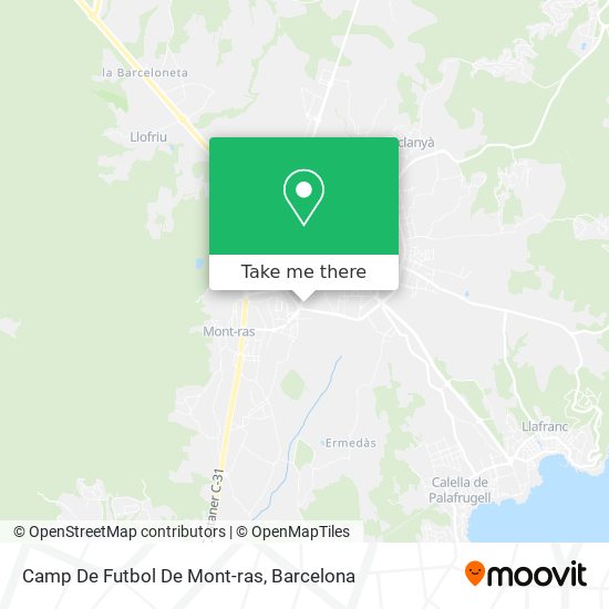 Camp De Futbol De Mont-ras map