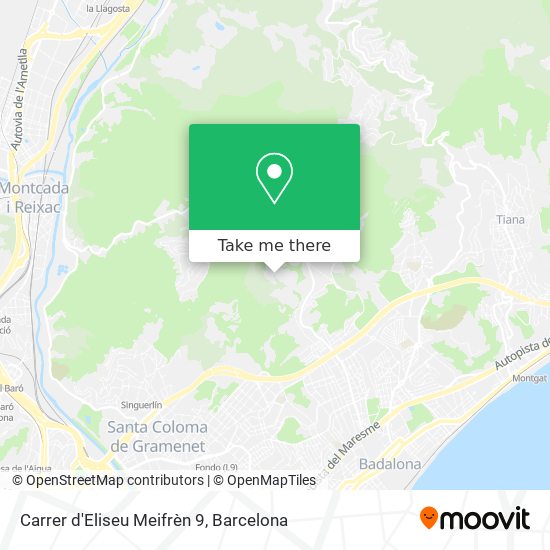 Carrer d'Eliseu Meifrèn 9 map