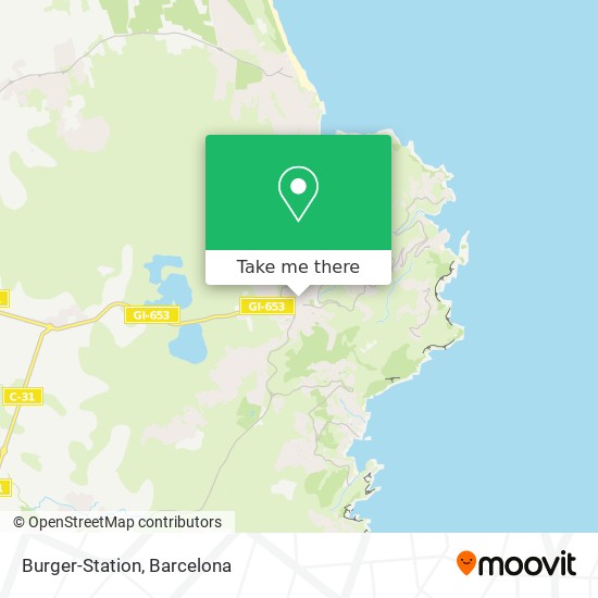 Burger-Station map