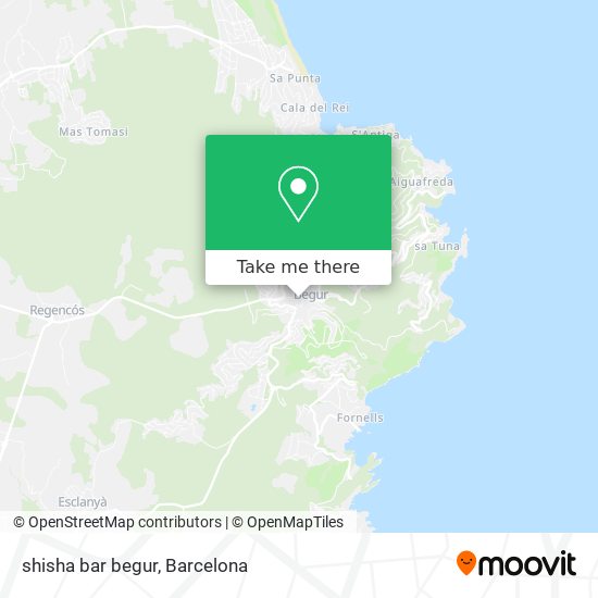 shisha bar begur map