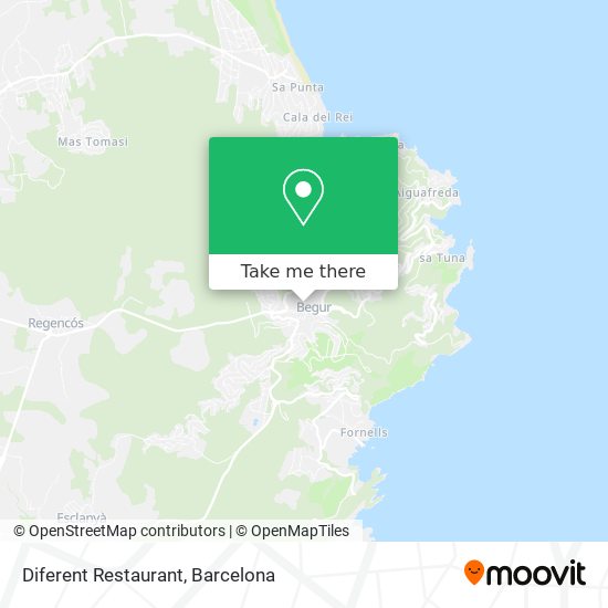 Diferent Restaurant map