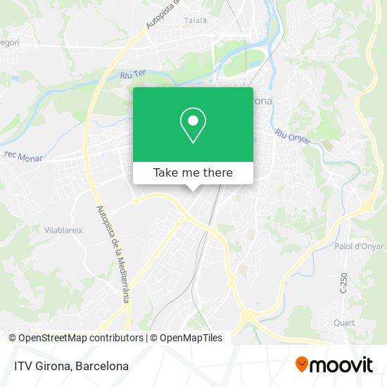 ITV Girona map