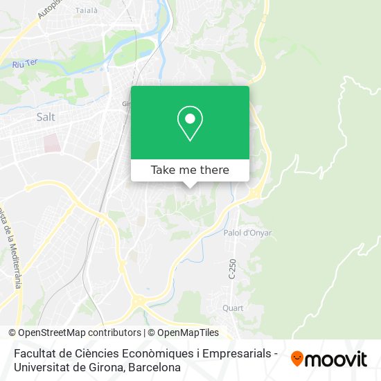 Facultat de Ciències Econòmiques i Empresarials - Universitat de Girona map