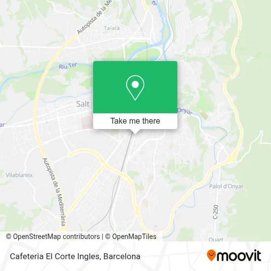 Cafeteria El Corte Ingles map