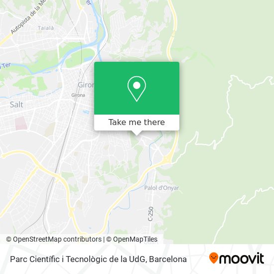 Wie Komme Ich Zu Parc Cientific I Tecnologic De La Udg In Girona Mit Dem Bus Moovit