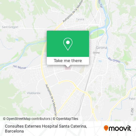 Consultes Externes Hospital Santa Caterina map