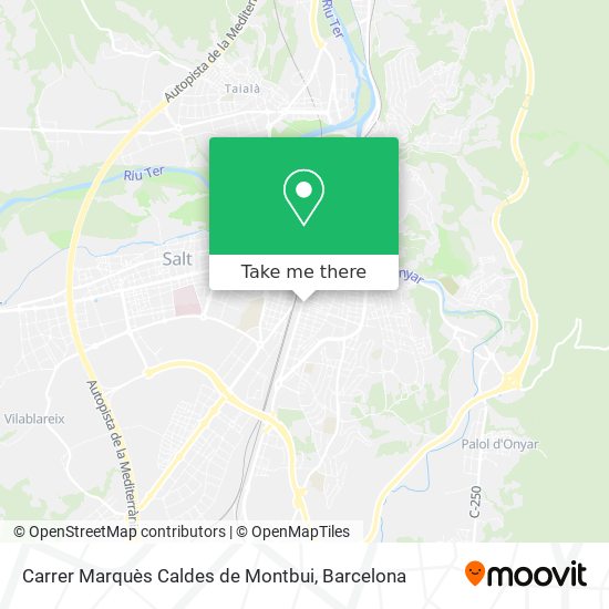 Carrer Marquès Caldes de Montbui map