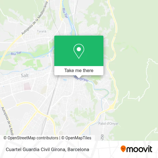 Cuartel Guardia Civil Girona map