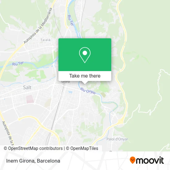 Inem Girona map