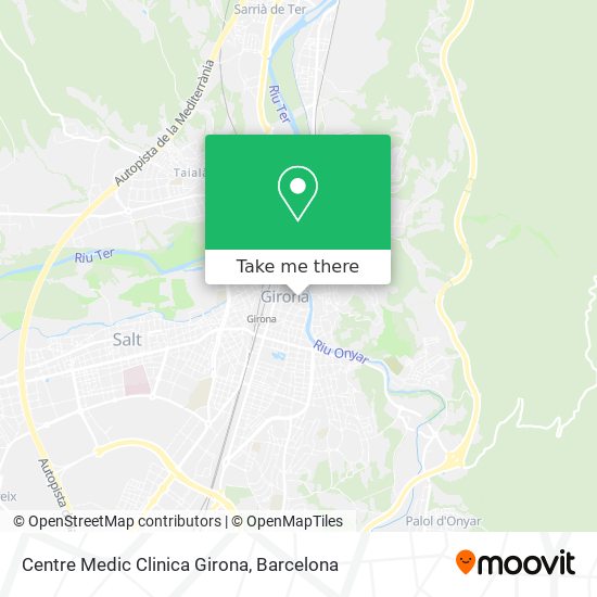 Centre Medic Clinica Girona map