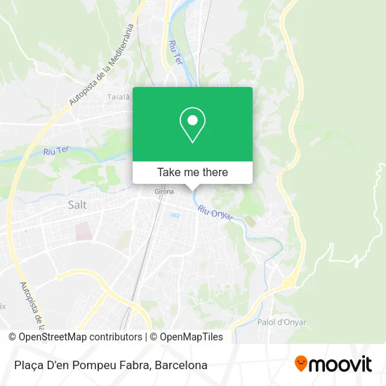Plaça D'en Pompeu Fabra map