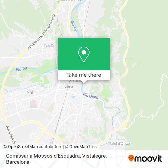 Comissaria Mossos d'Esquadra. Vistalegre map