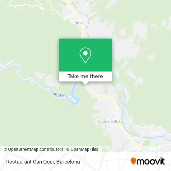 Restaurant Can Quer map