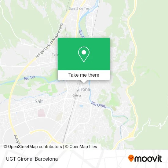 UGT Girona map